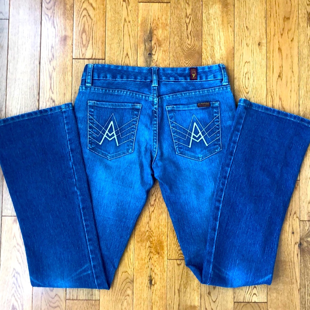 “A” pocket 7 for all mankind jeans